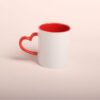 Cup with heart handle